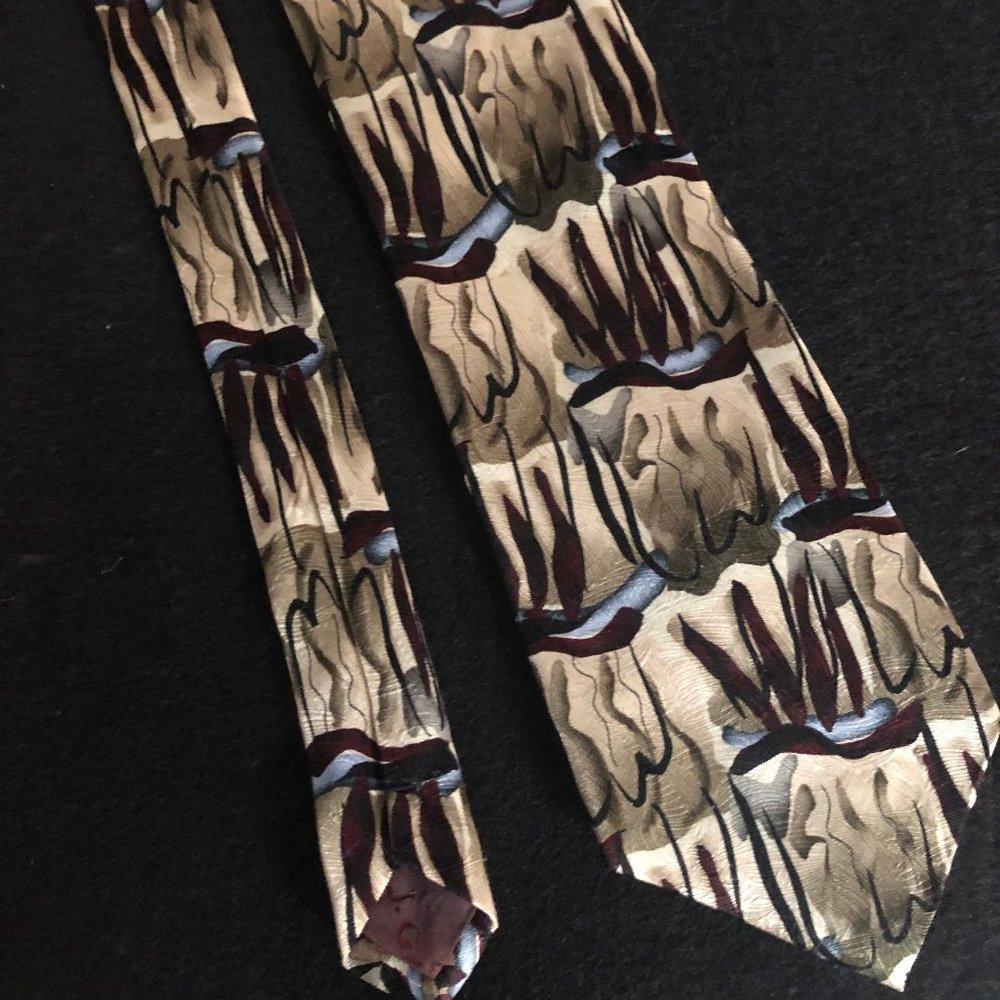 J. Garcia "Scaly Monster and Blue Man" Silk Tie
